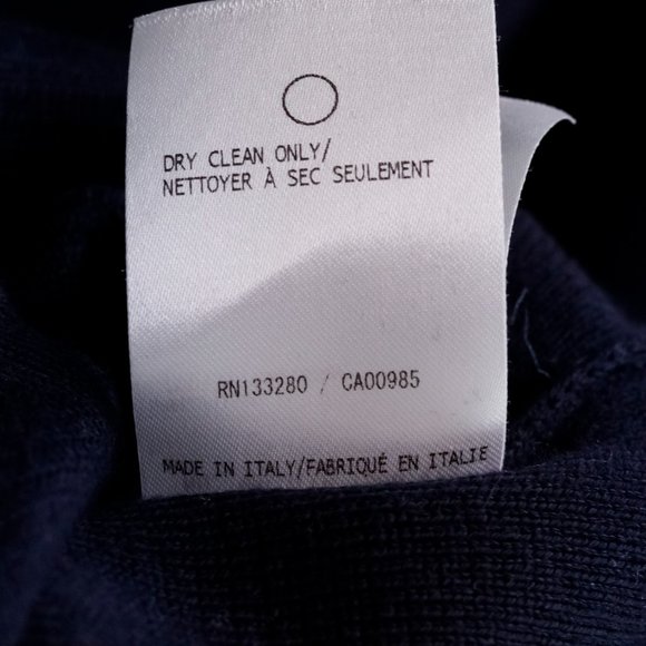 Thom Browne Navy Milano Stitch Long Cardigan - Picture 15 of 15